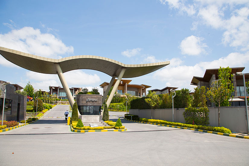 Konut site peyzajı